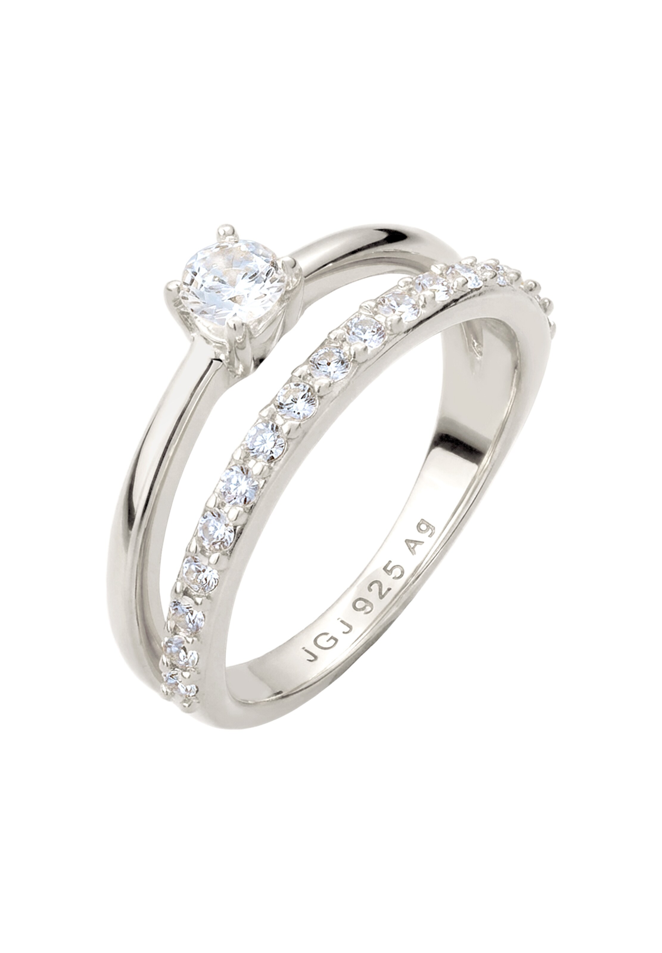 ELLI Ring in Zilver: voorkant