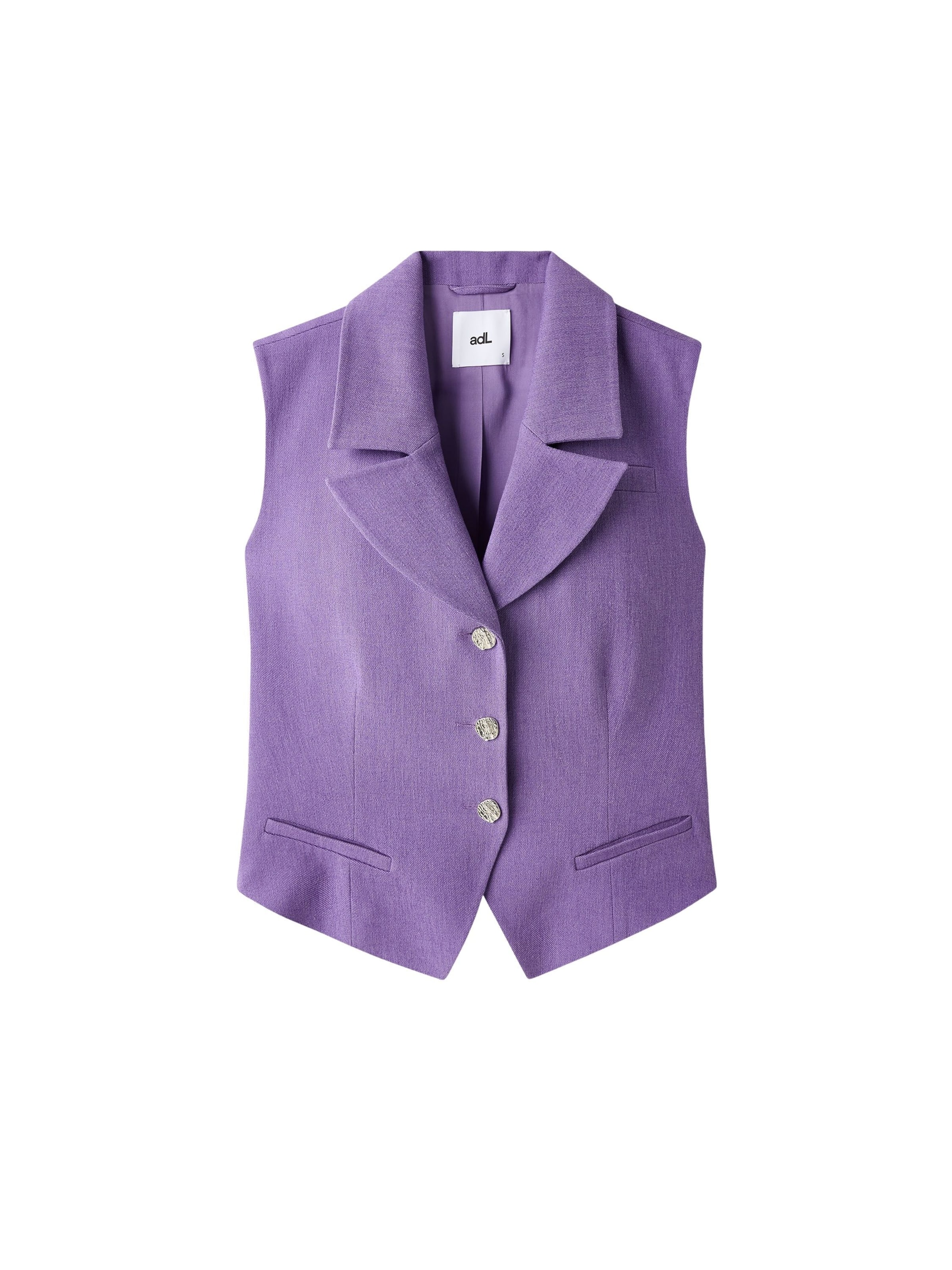 Gilet adl en violet : devant
