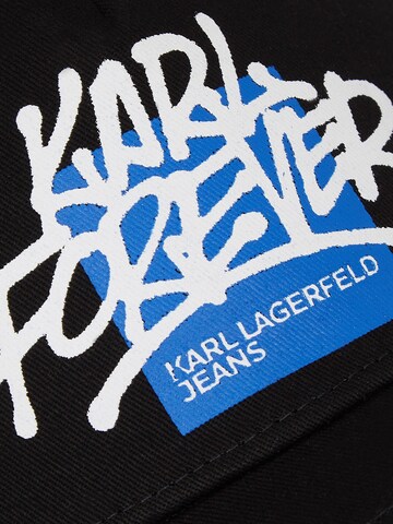 KARL LAGERFELD JEANS Cap 'X Crapule2000' in Black