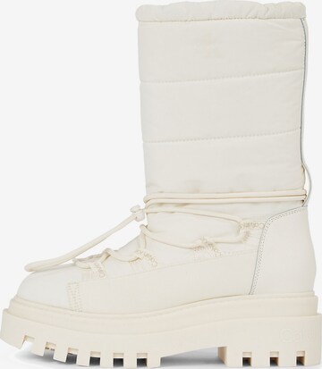 Boots da neve di Calvin Klein in bianco: frontale