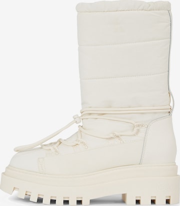 Calvin Klein Snowboots in Wit: voorkant