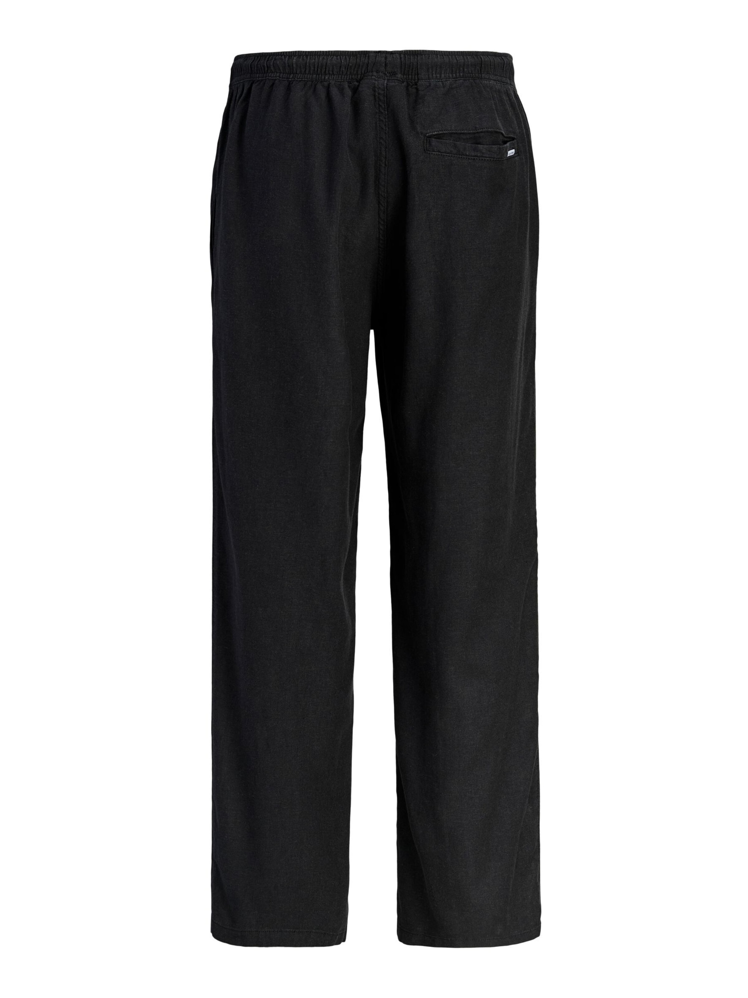 JACK & JONES - Pierna ancha Pantalón plisado en negro