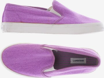 Lands‘ End Flats & Loafers in 37 in Purple: front
