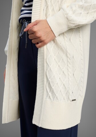 LAURA SCOTT Strickjacke in Weiß