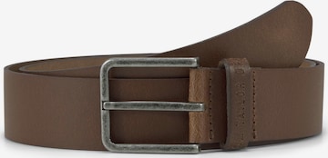 TOM TAILOR Belt 'Dustin' in Brown