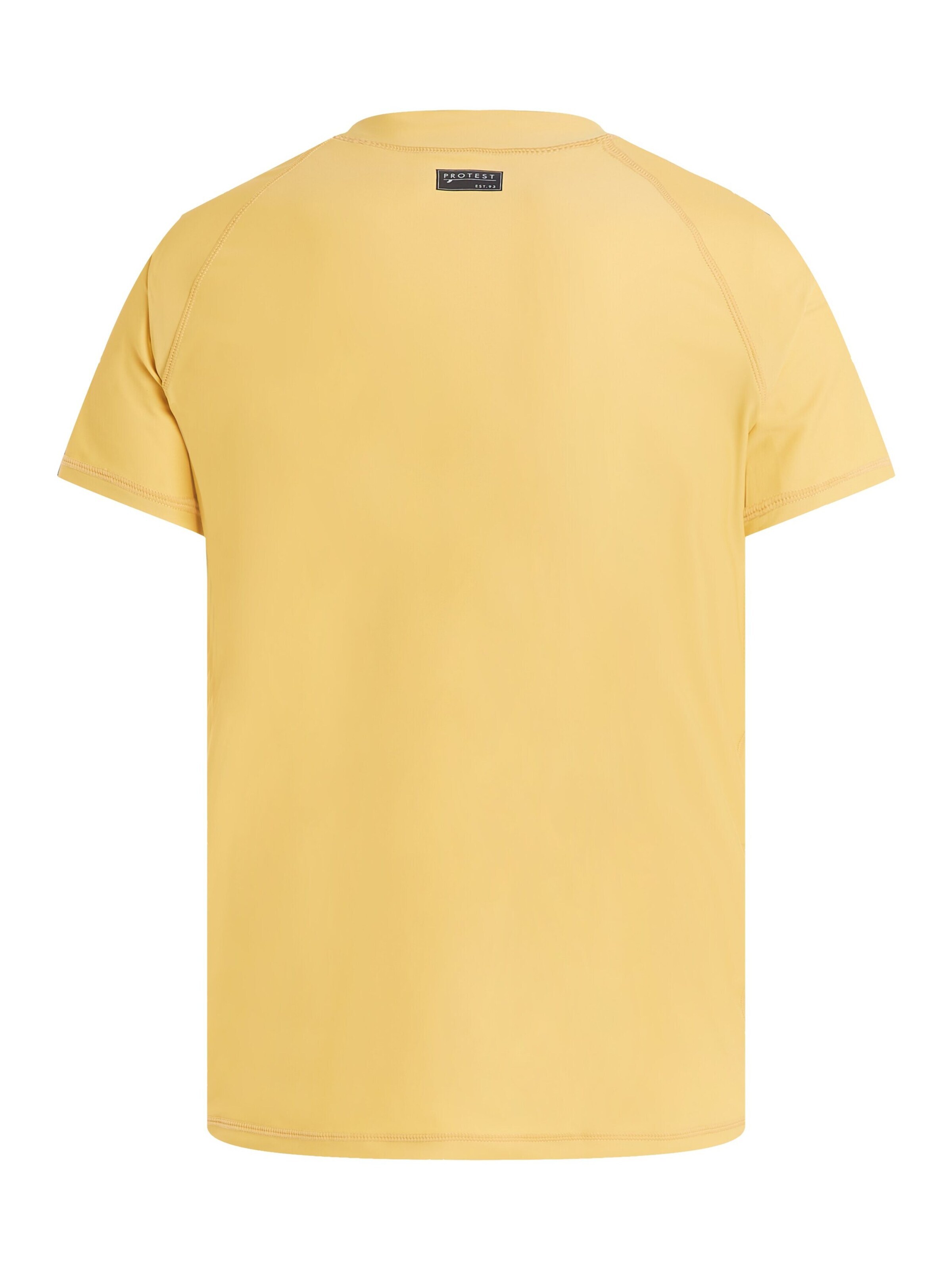 PROTEST Functioneel shirt 'PRTCATER' in Geel