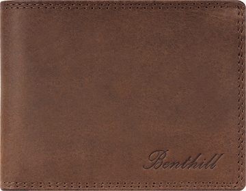 Benthill Wallet in Brown: front