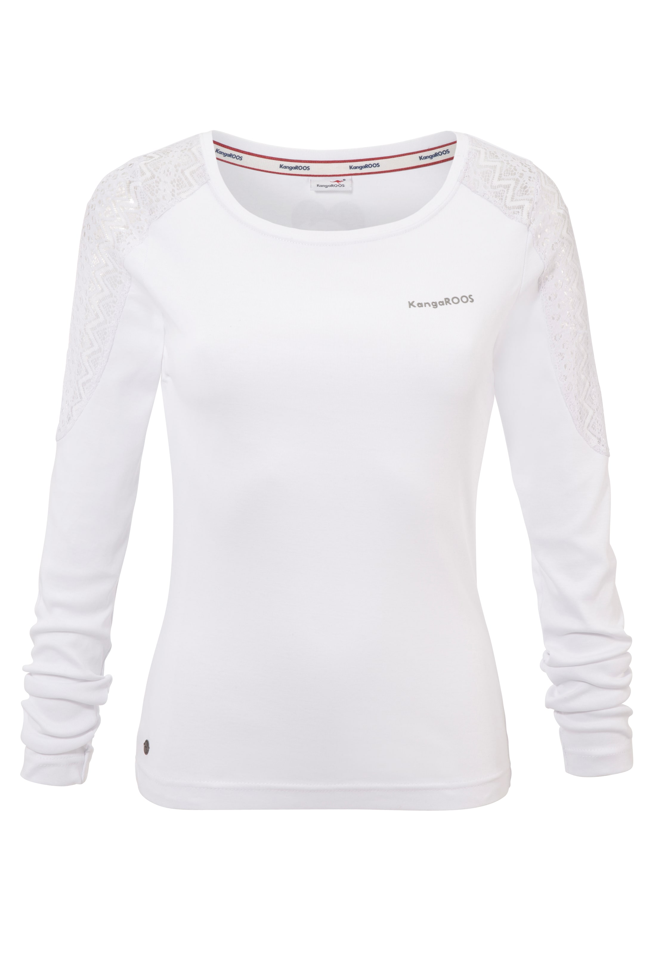 KangaROOS Shirt in White: front