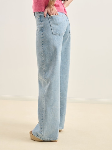 Sálea Wide leg Τζιν σε μπλε