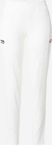 ELLESSE Slimfit Kalhoty – bílá: přední strana