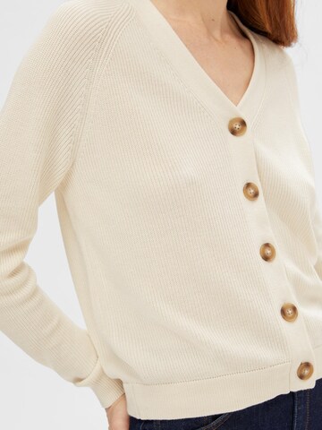 SELECTED FEMME Cardigan i beige