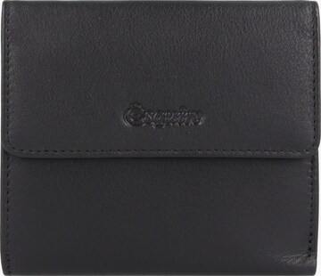 Esquire Wallet in Black: front