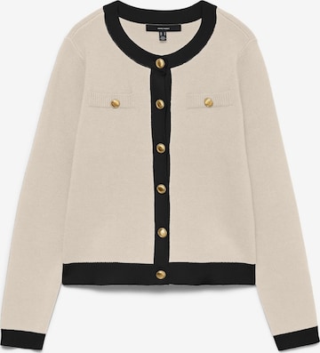 Cardigan 'VMOLI' VERO MODA en beige : devant