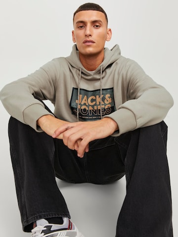 JACK & JONESSweater majica 'Logan' - siva boja