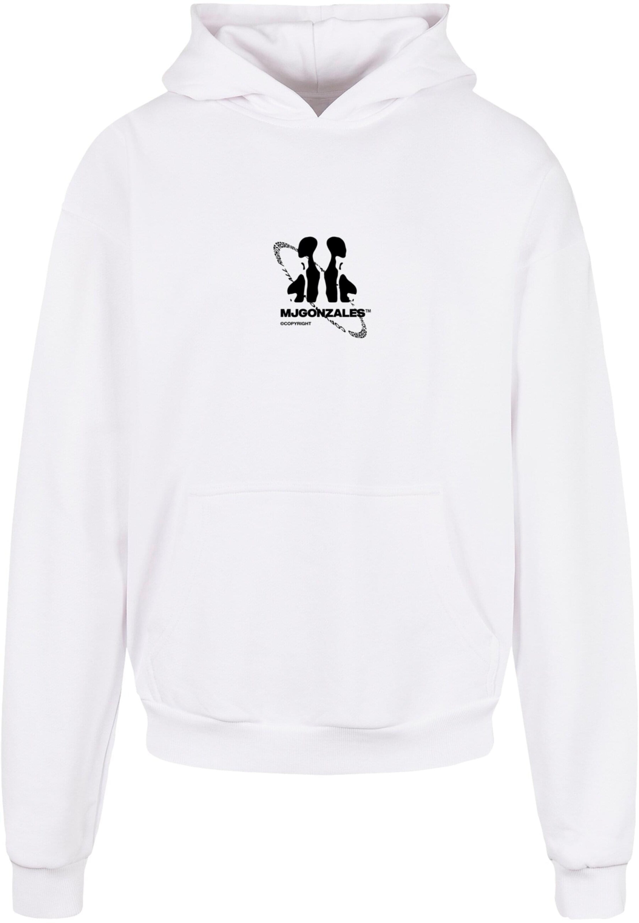 MJ Gonzales Sweatshirt in Weiß: Vorderseite