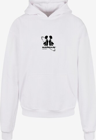 MJ Gonzales Sweatshirt 'Circle' in White: front