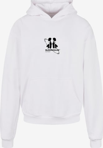 MJ Gonzales Sweatshirt 'Circle' in White: front
