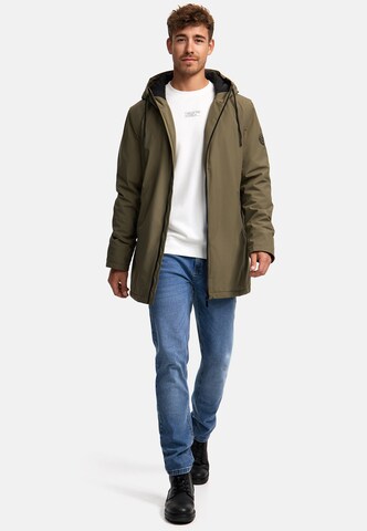 INDICODE JEANS Winterjas 'INEmilio' in Groen