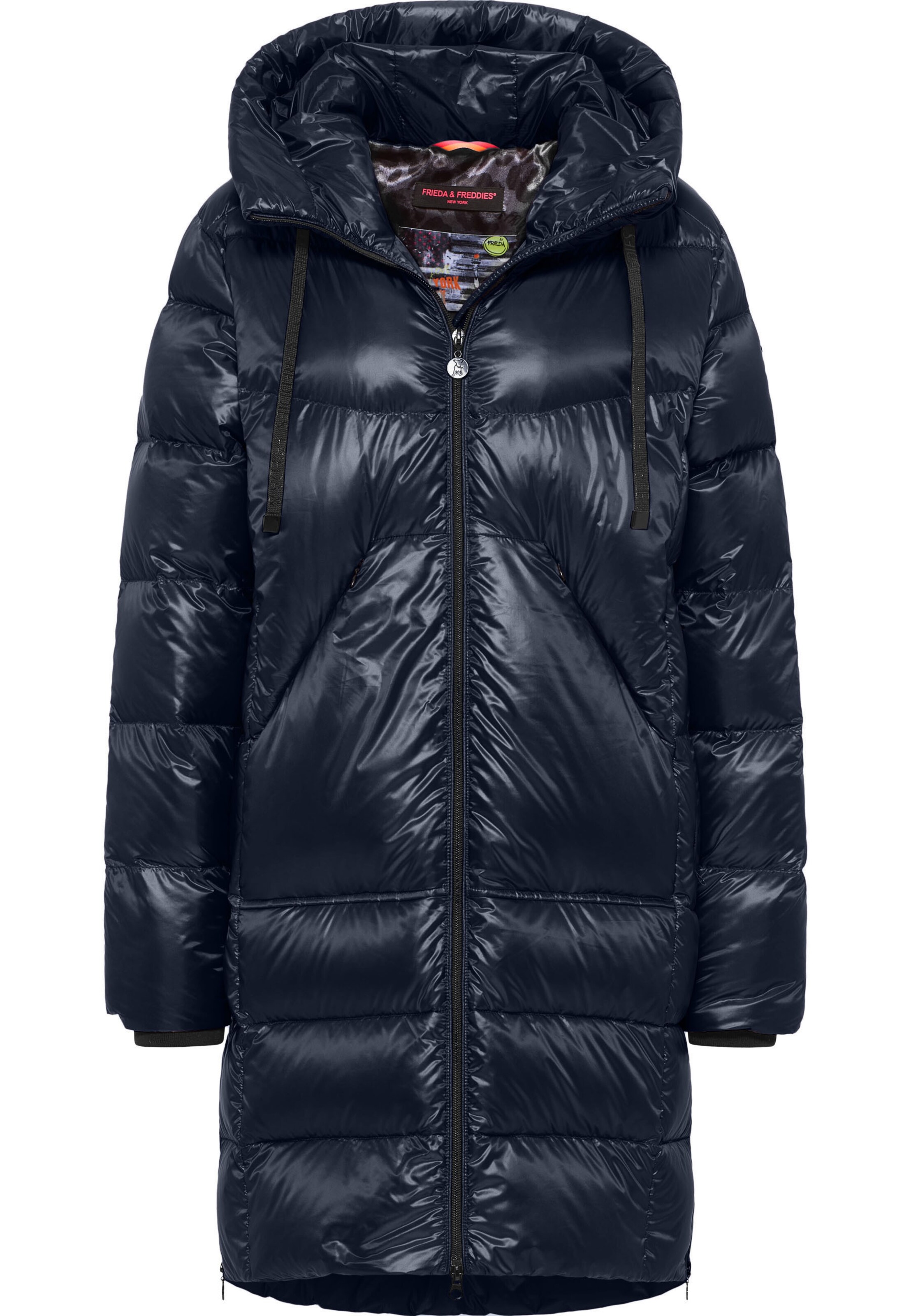 Frieda & Freddies Winter Coat in Blue: front