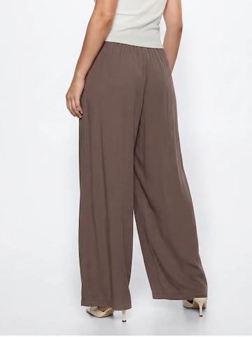 Wide Leg Pantalon 'Hose' Bianco Lucci en marron