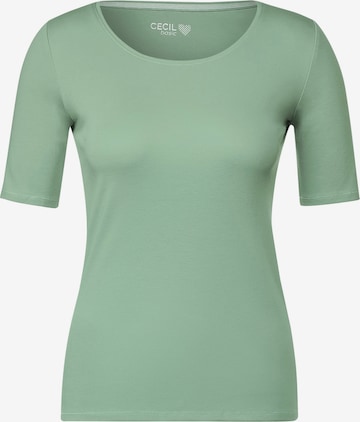 T-shirt 'Lena' CECIL en vert : devant