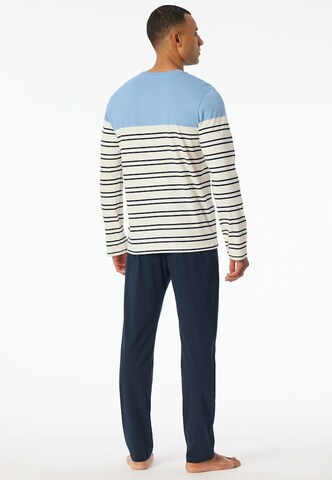 SCHIESSER Pajamas long in Blue