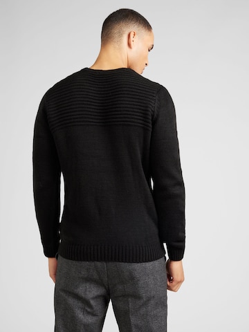 ABOUT YOU Пуловер 'Timo' в черно