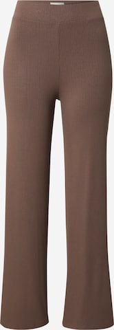 ABOUT YOU x Sofia Tsakiridou Flared Pants 'Alisa' in Brown: front