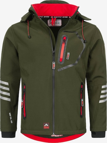 Veste fonctionnelle Arctic Seven en vert : devant