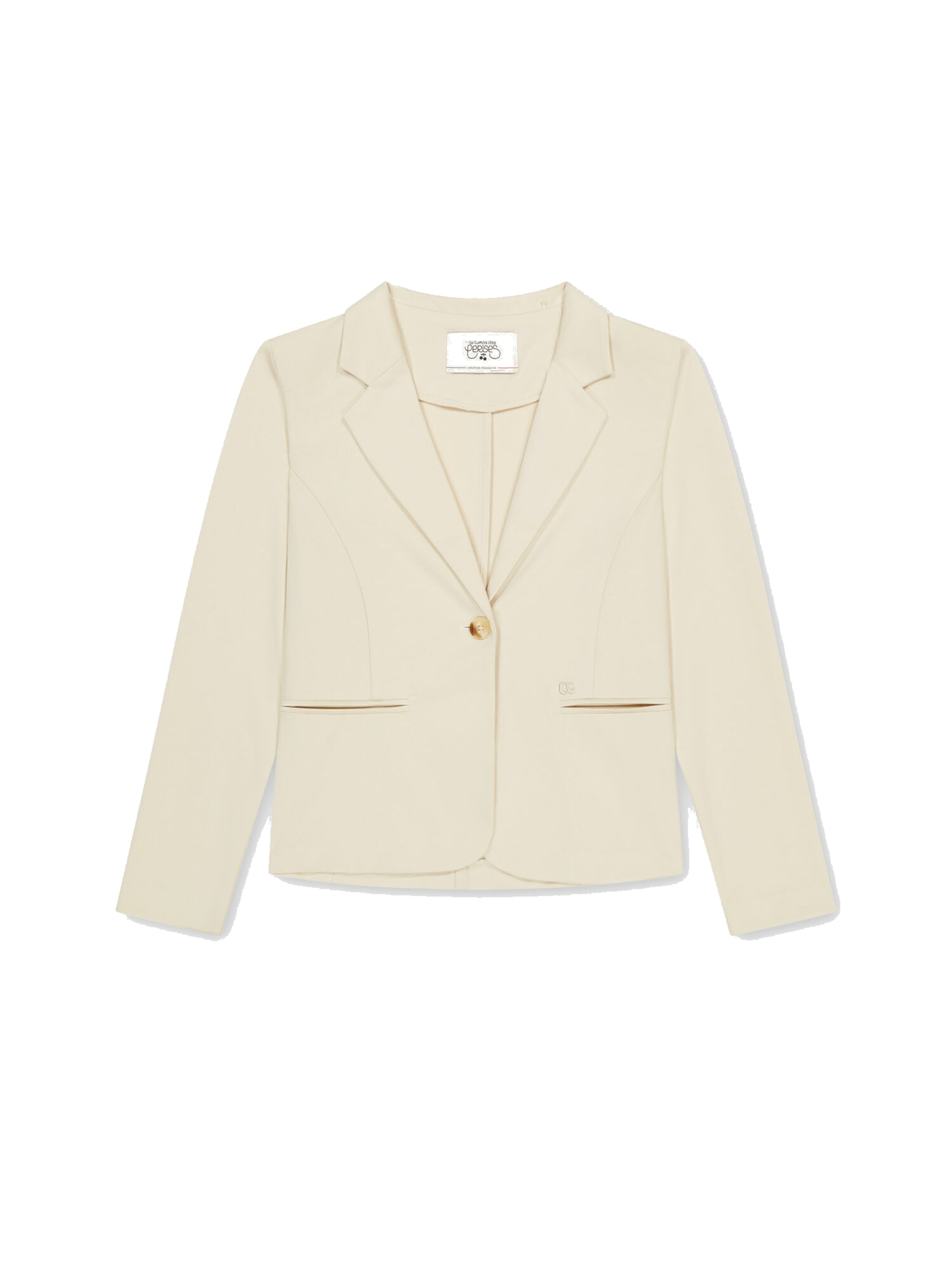 Le Temps Des Cerises Übergangsjacke 'Oscar' in Beige: Vorderseite