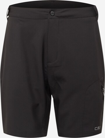 Regular Pantalon de sport CMP en noir : devant