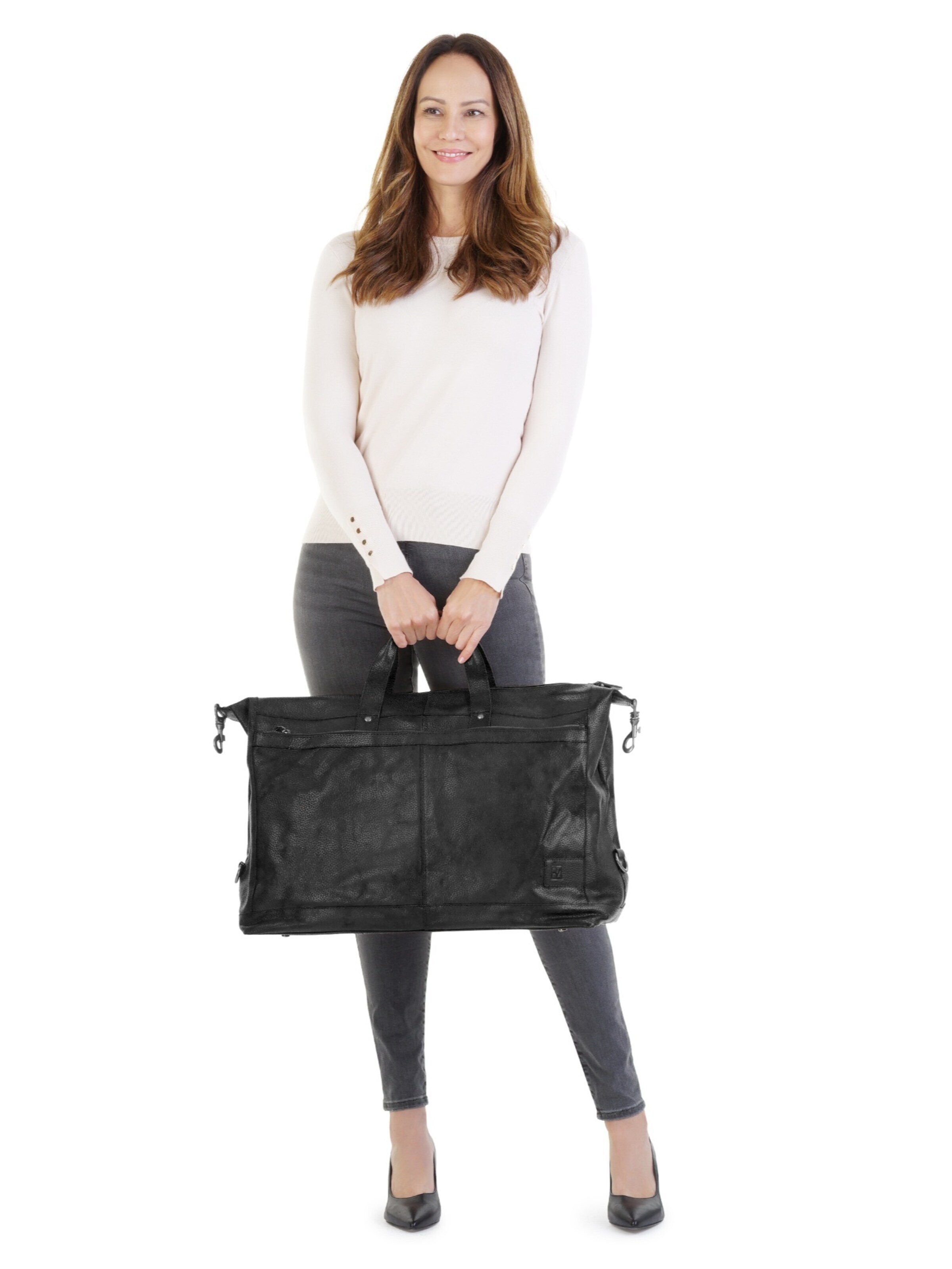 Sac de voyage BODENSCHATZ en noir : devant