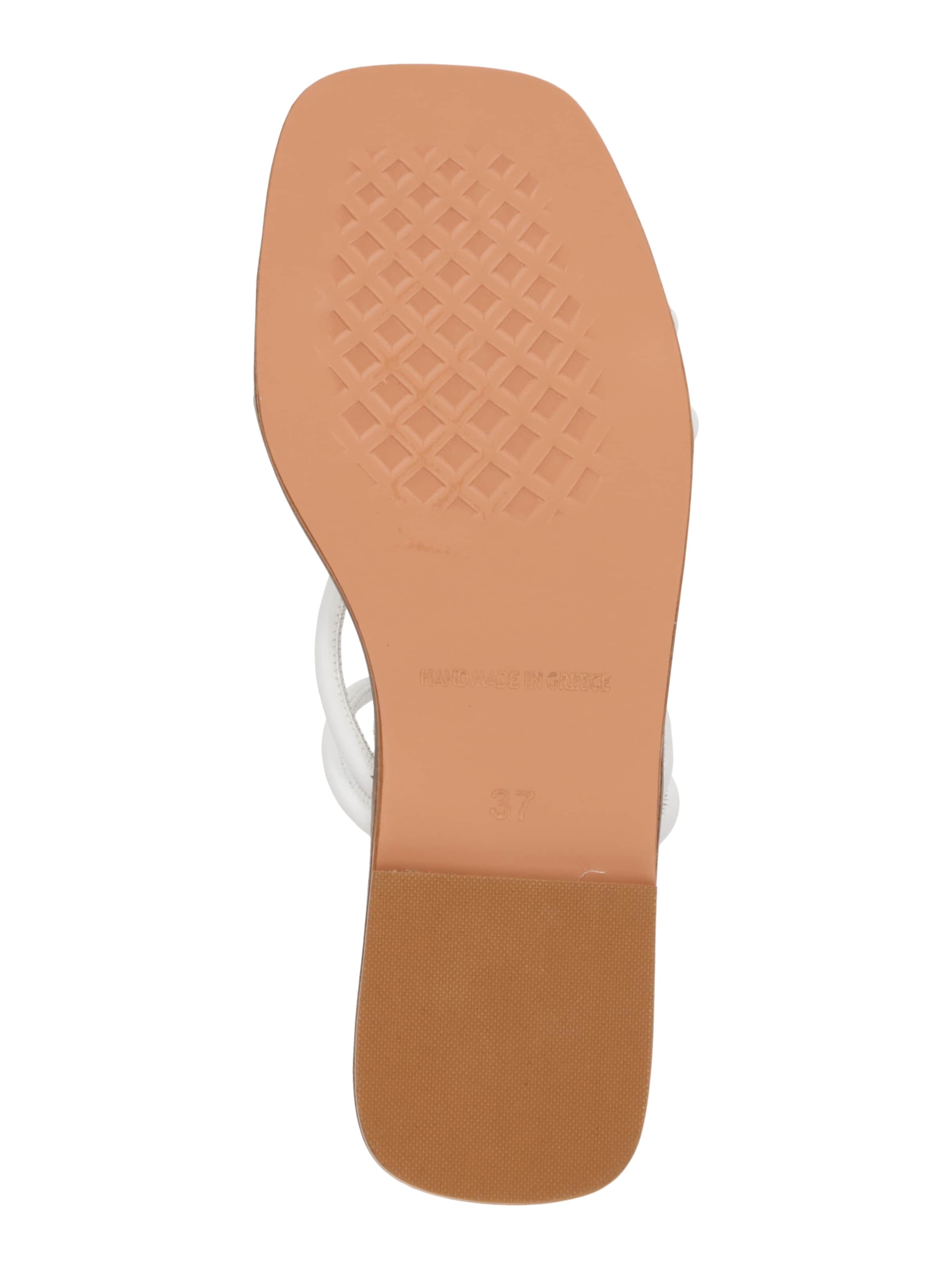 Marietta's Fantasy - Sandalias con hebilla 'Elissavet' en blanco