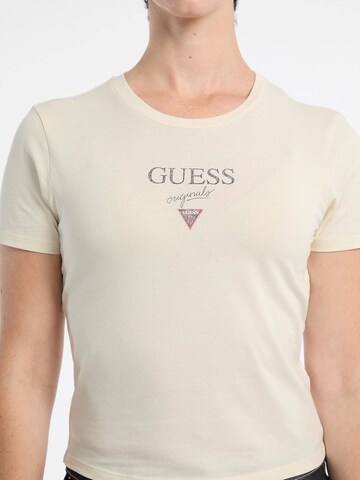 GUESS Originals T-Shirt in Beige