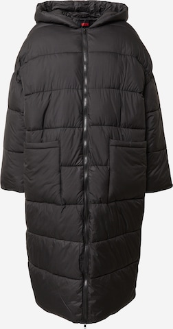Misspap Winter Coat in Black: front