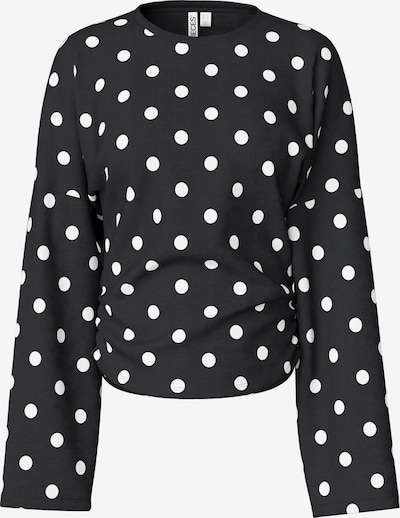 PIECES Shirt in XS in schwarz / weiß, Produktansicht