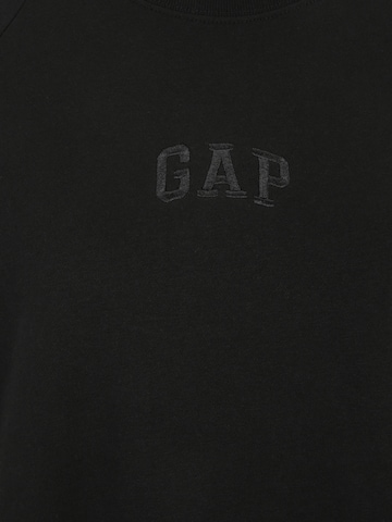 Bluză de molton de la Gap Petite pe negru