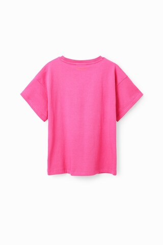 Desigual - Camiseta en rosa