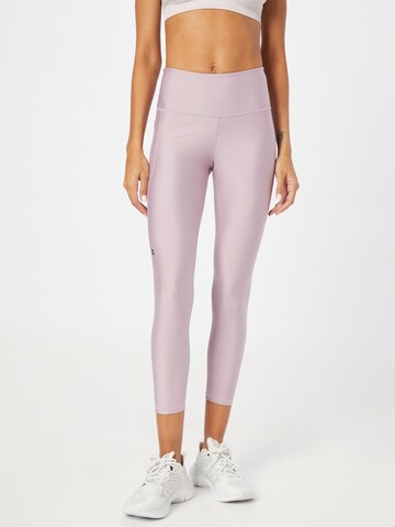 UNDER ARMOUR Skinny Spodnie sportowe w kolorze fioletowy: przód