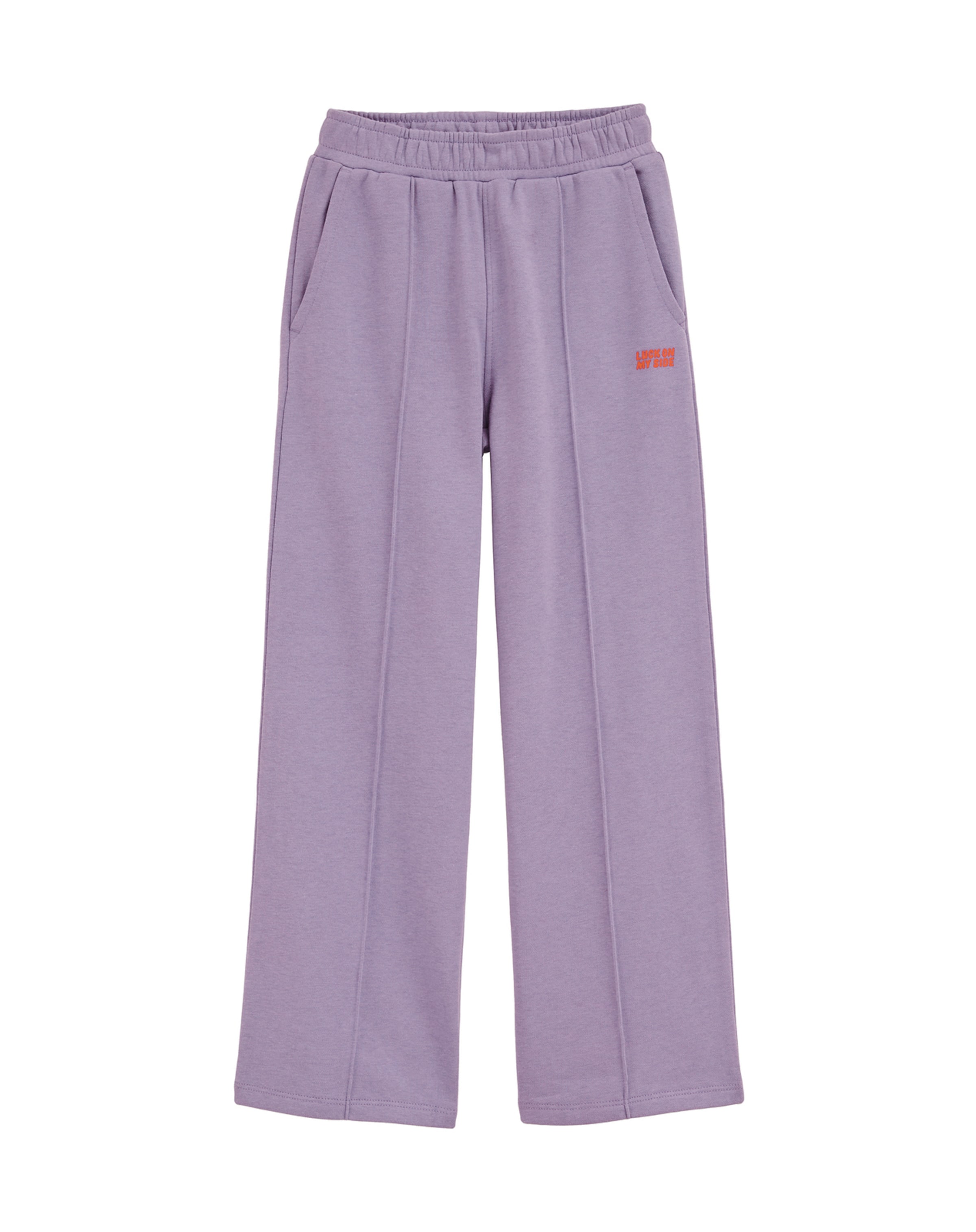 WE Fashion Normalny krój Spodnie w kolorze fioletowy: przód