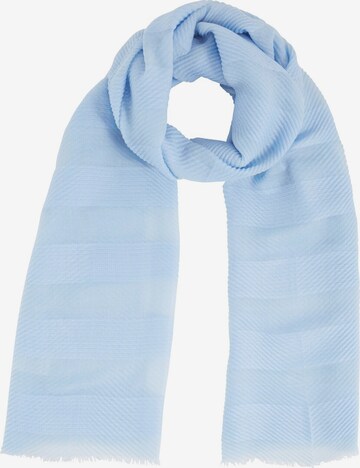 TOM TAILOR Scarf in Blue: front