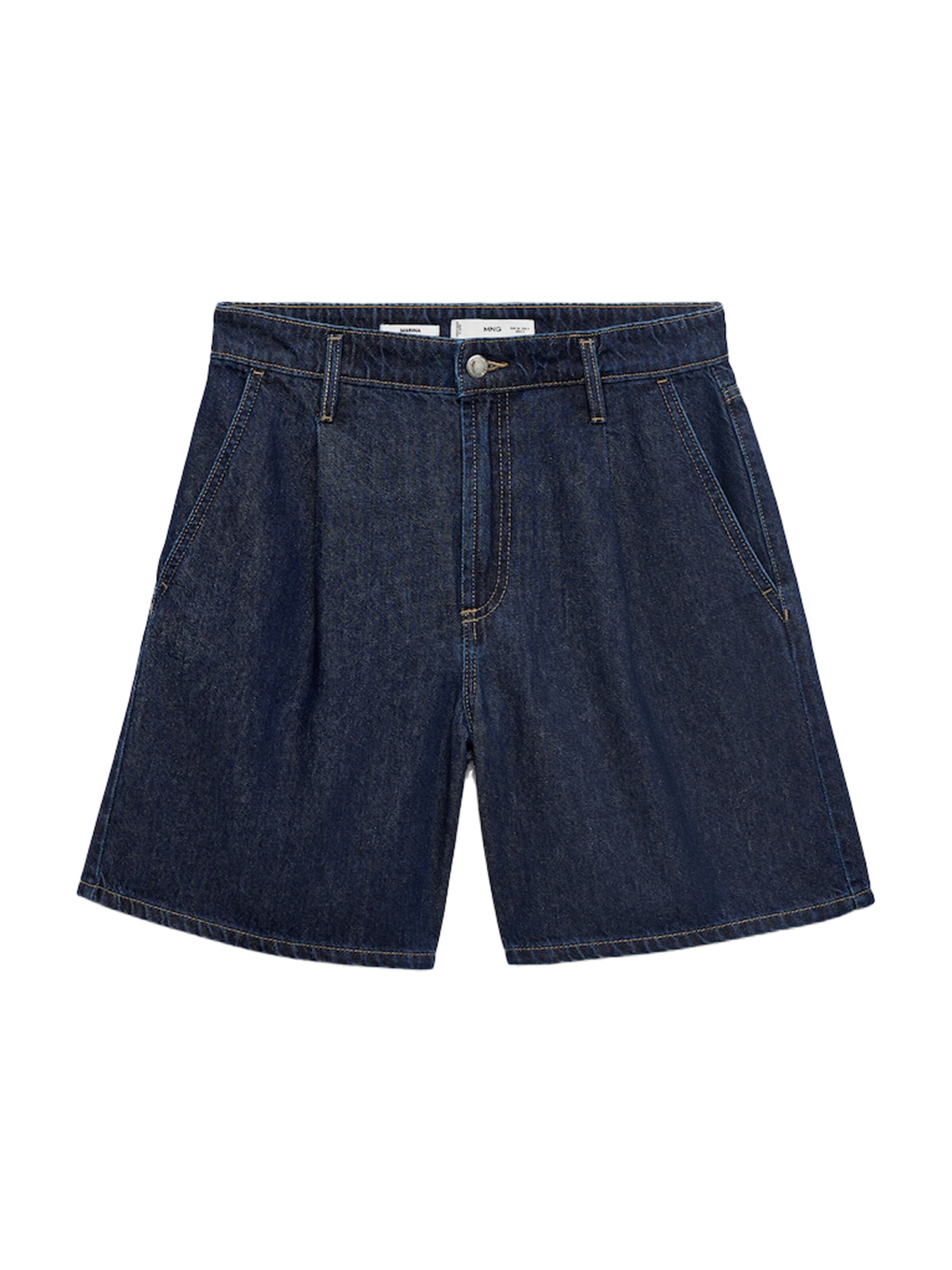 MANGO Lużny krój Cygaretki 'MARINA' w kolorze niebieski: przód