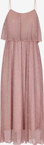 Robe de soirée faina en rose : devant