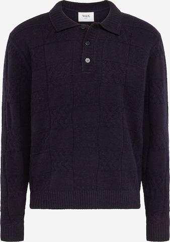 Wax London Sweater 'JACOBS' in Blue: front
