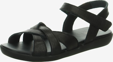 THINK! Sandale 'NATURE SAND' in Schwarz: Vorderseite