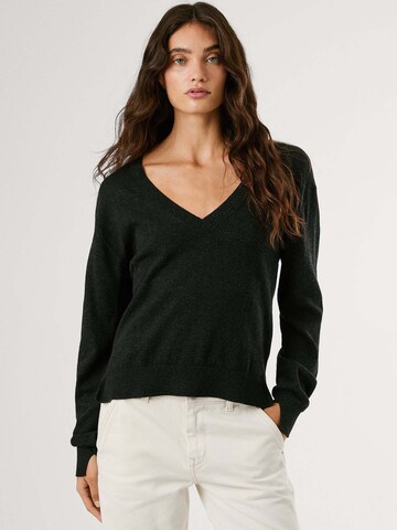 Pepe Jeans Trui 'CORALINE' in Zwart: voorkant