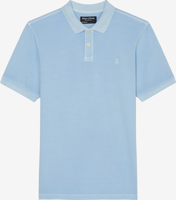 T-Shirt ' aus Bio-Baumwolle ' Marc O'Polo en bleu : devant