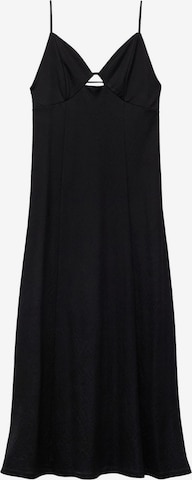 MANGO Letní šaty 'Valen' – černá: přední strana