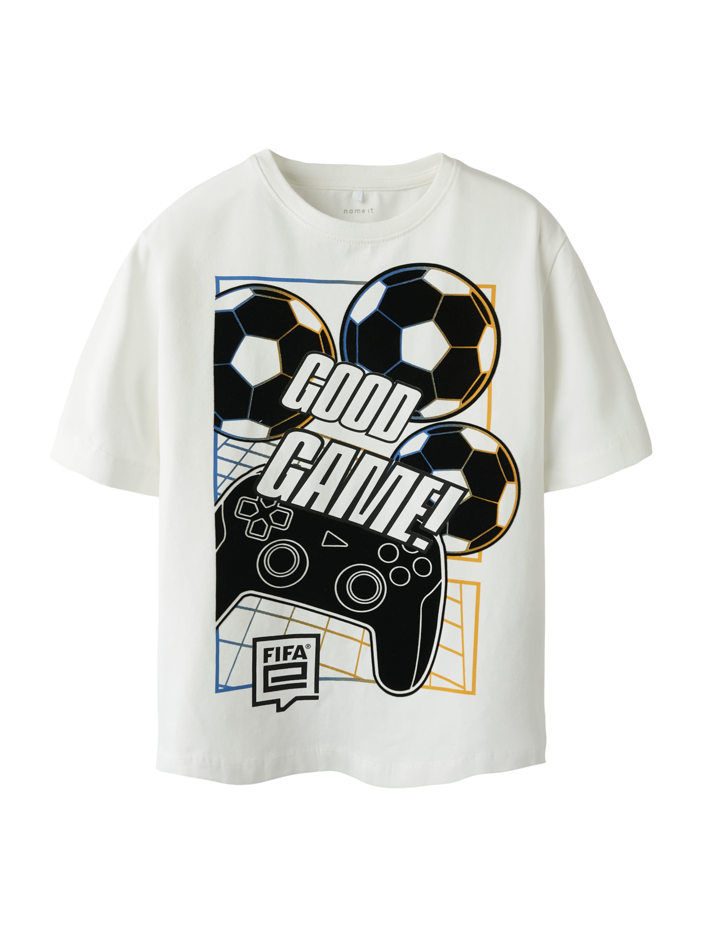 NAME IT Tričko 'NKMOcola Fifae' - Biela: predná strana