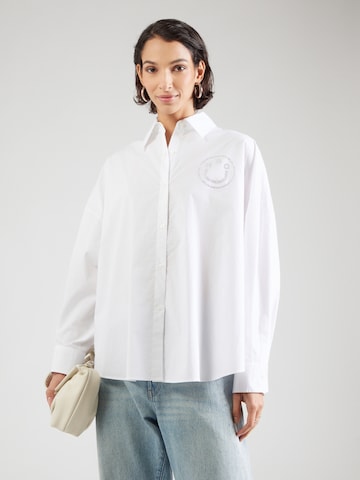 HUGO Blouse 'Edafne_B' in White: front